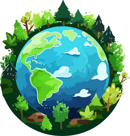 sticker world environmental protection